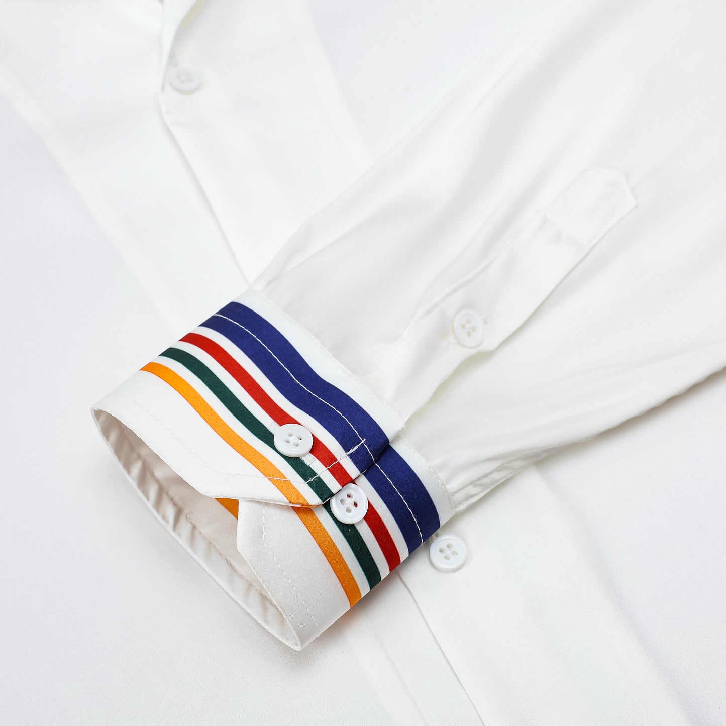 Western Architecture Print Camp Collar Long Sleeve Shirt