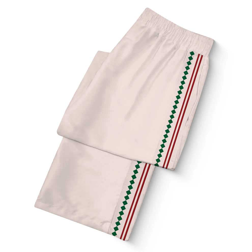 Pink Casual Trousers With Elastic Waistband