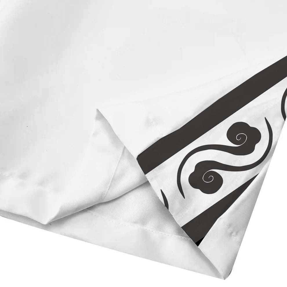 Black Myth: Wukong Waterfall Background Print Casual Trousers With Elastic Waistband