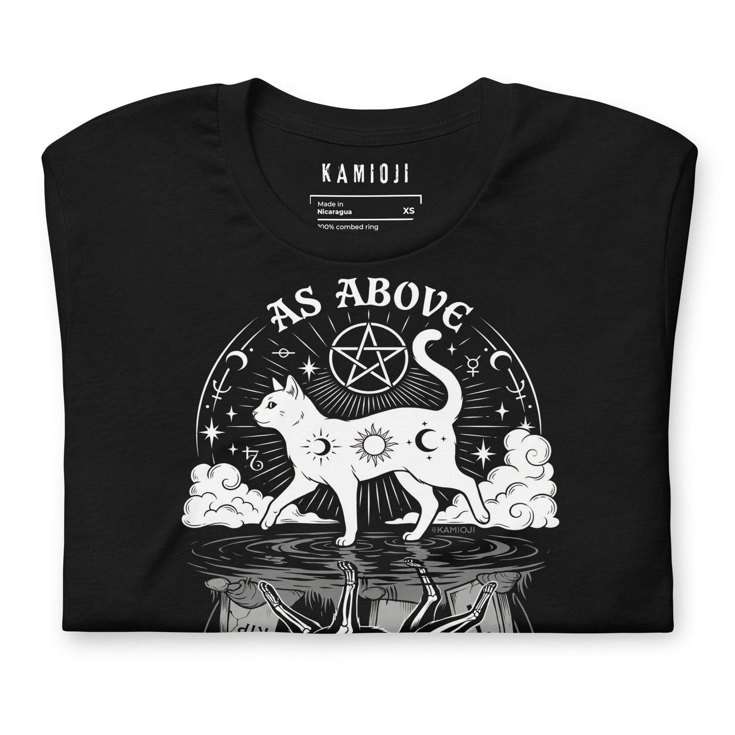 As Above So Below Cat Shirt