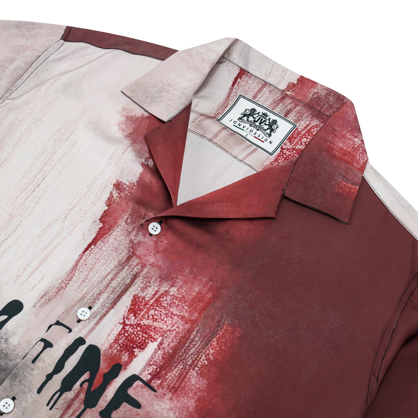 Im Fine Bloody Camp Collar Short Sleeve Shirt