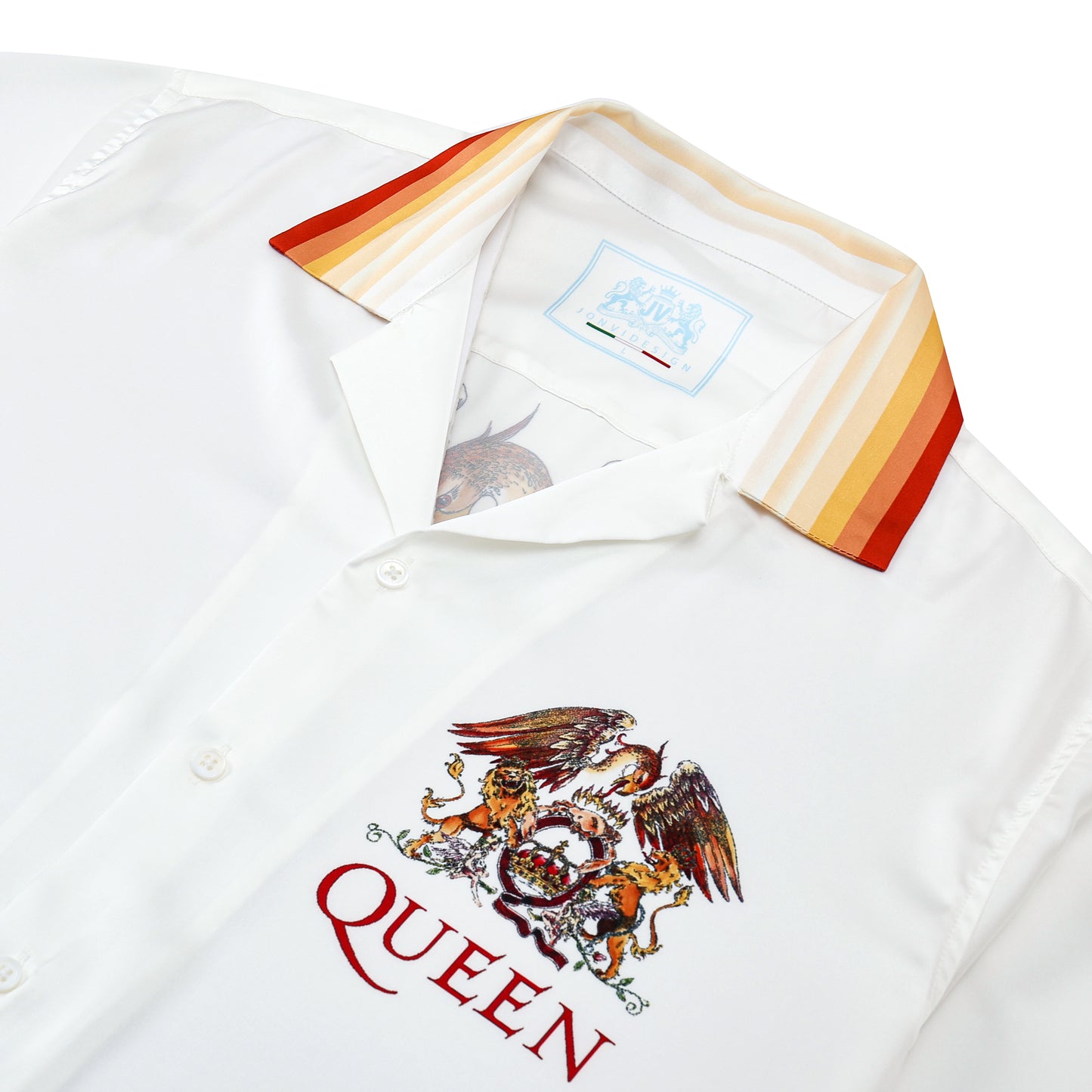 Queen Camp Collar Short Sleeve Shirt