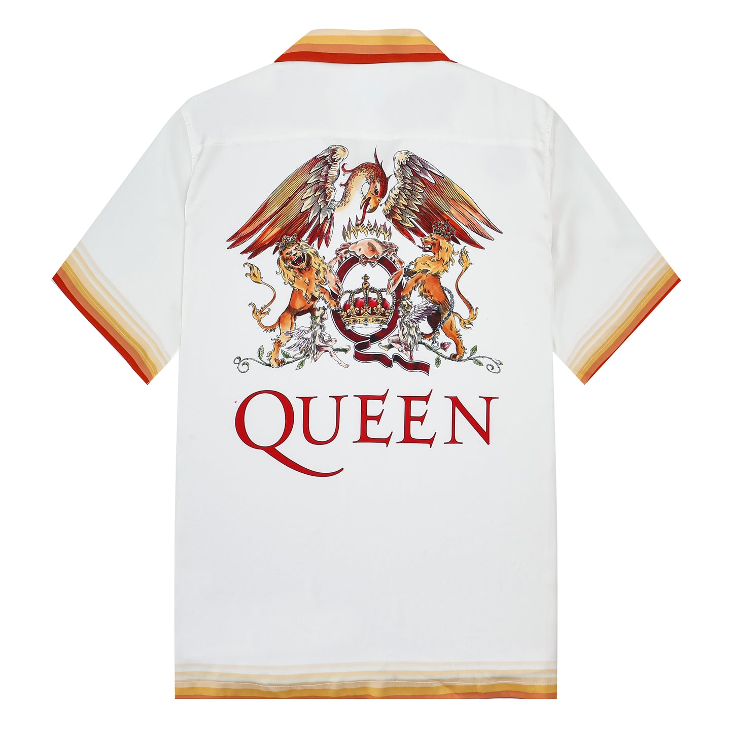 Queen Camp Collar Short Sleeve Shirt