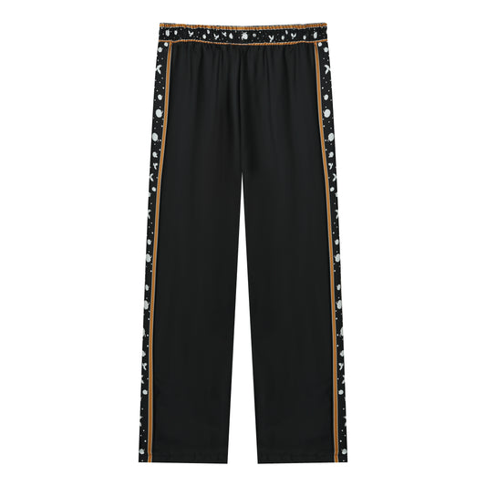 Halloween Scarecrow Casual Trousers With Elastic Waistband