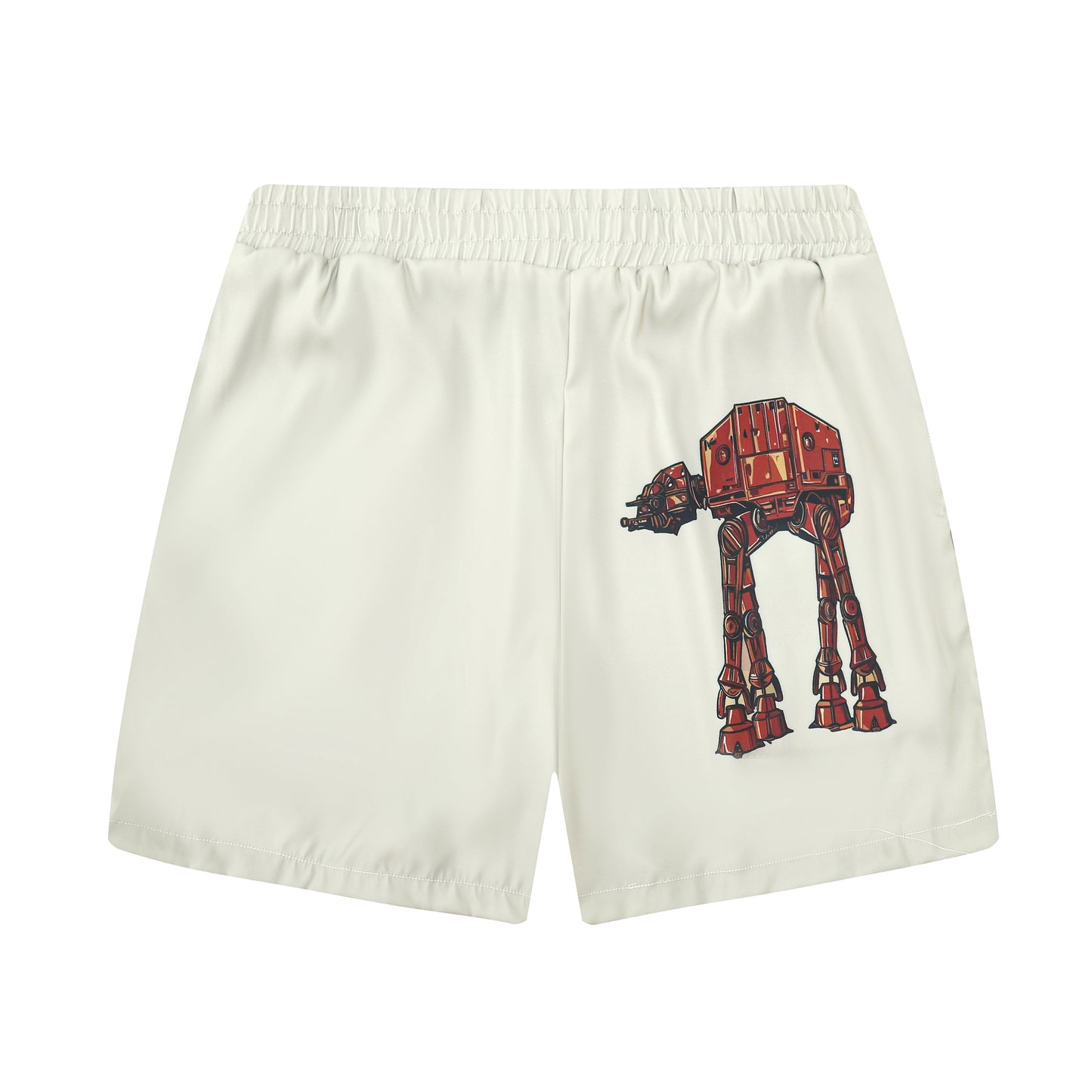 Star Wars Mecha Elastic Waistband Summer Casual Shorts