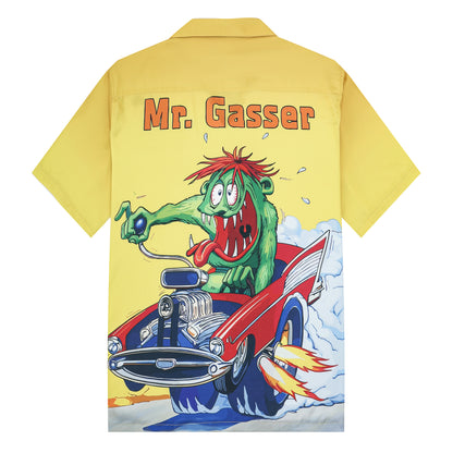 Mr.Gasser Car Camp Collar Short Sleeve Shirt