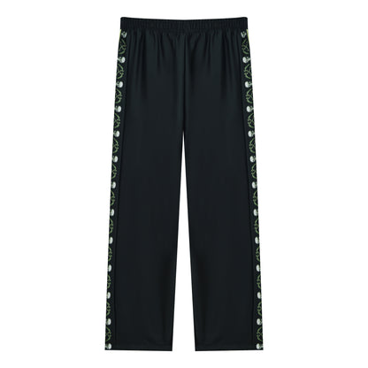 Halloween Ghost Casual Trousers With Elastic Waistband