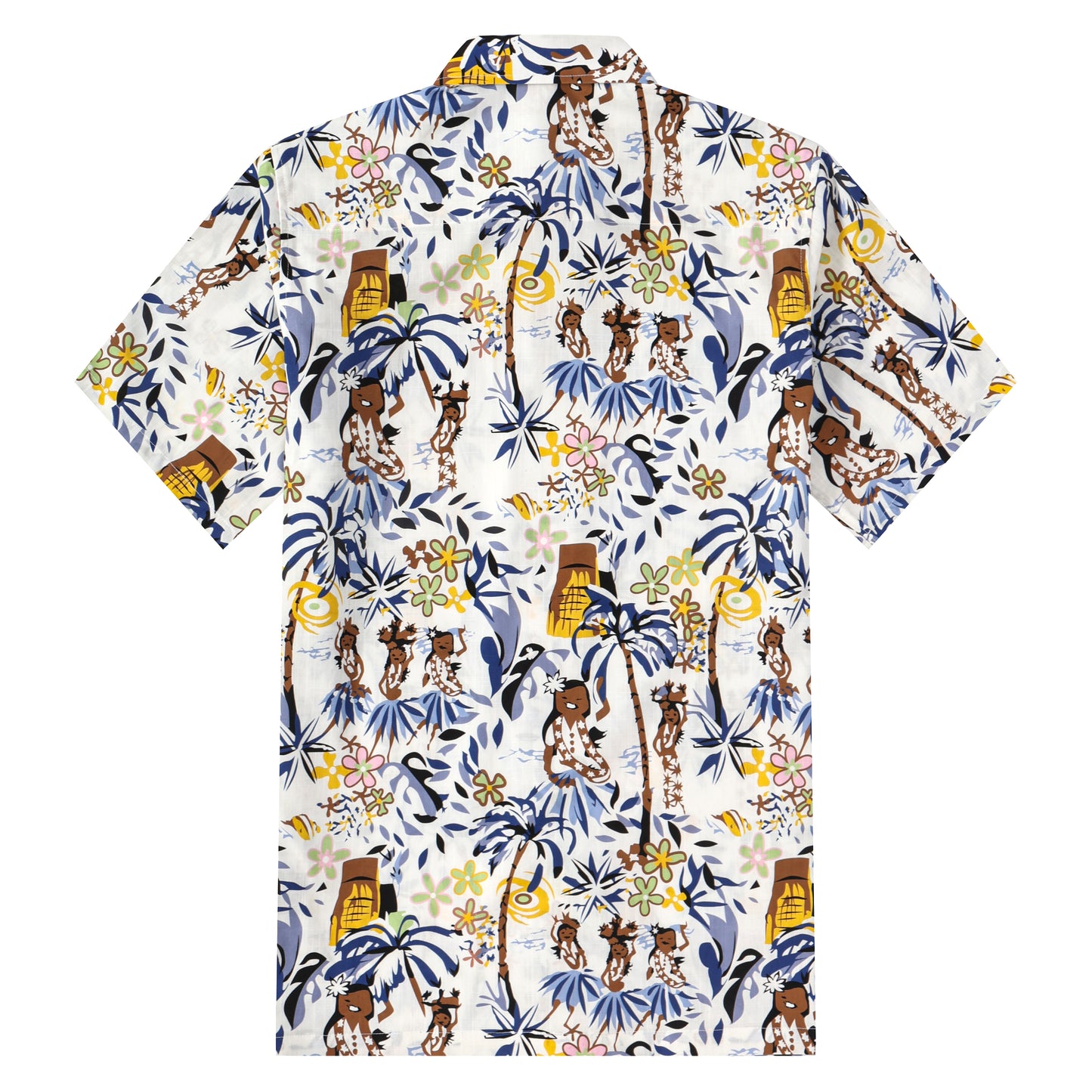 Hawaii Pattern Button Short Sleeve Shirt