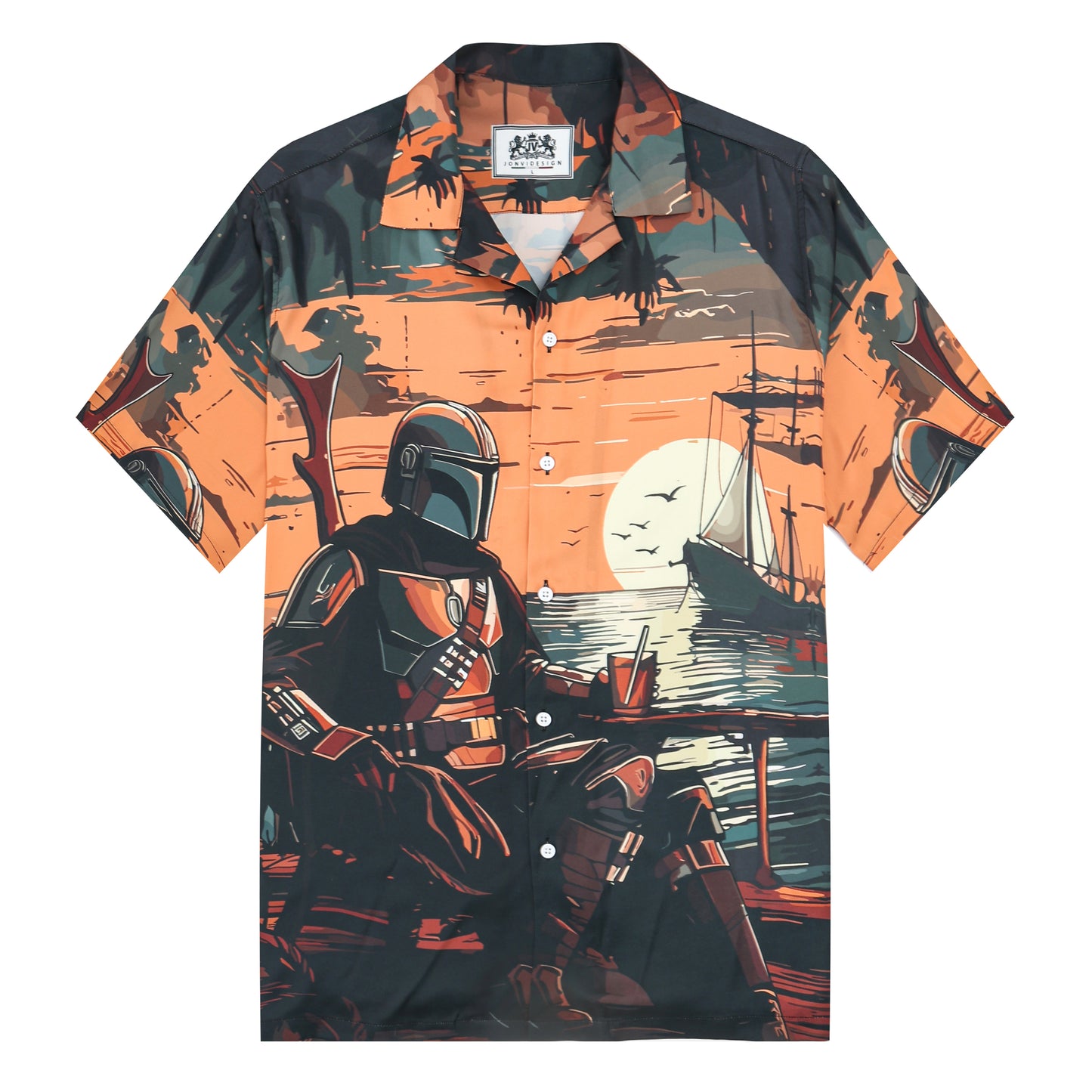 Star Wars Camp Collar Short Sleeve Shirt