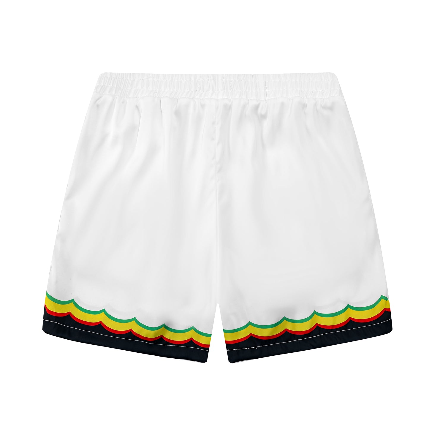 Music Star Elastic Waistband Summer Casual Shorts