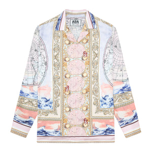 Zebra Pattern Bomber Jacket