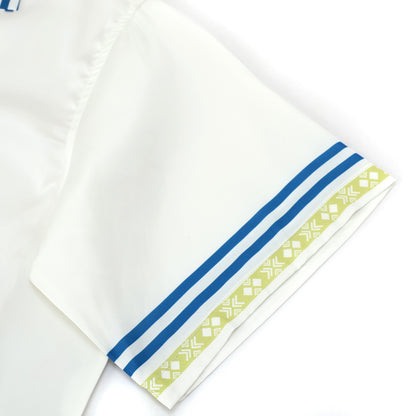 Grand Palace Pattern Short Sleeve Camp Collar Shirt
