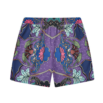 Men's Printed Elastic Waistband Summer Casual Shorts