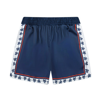 Van Halen Rock Band Elastic Waistband Casual Shorts