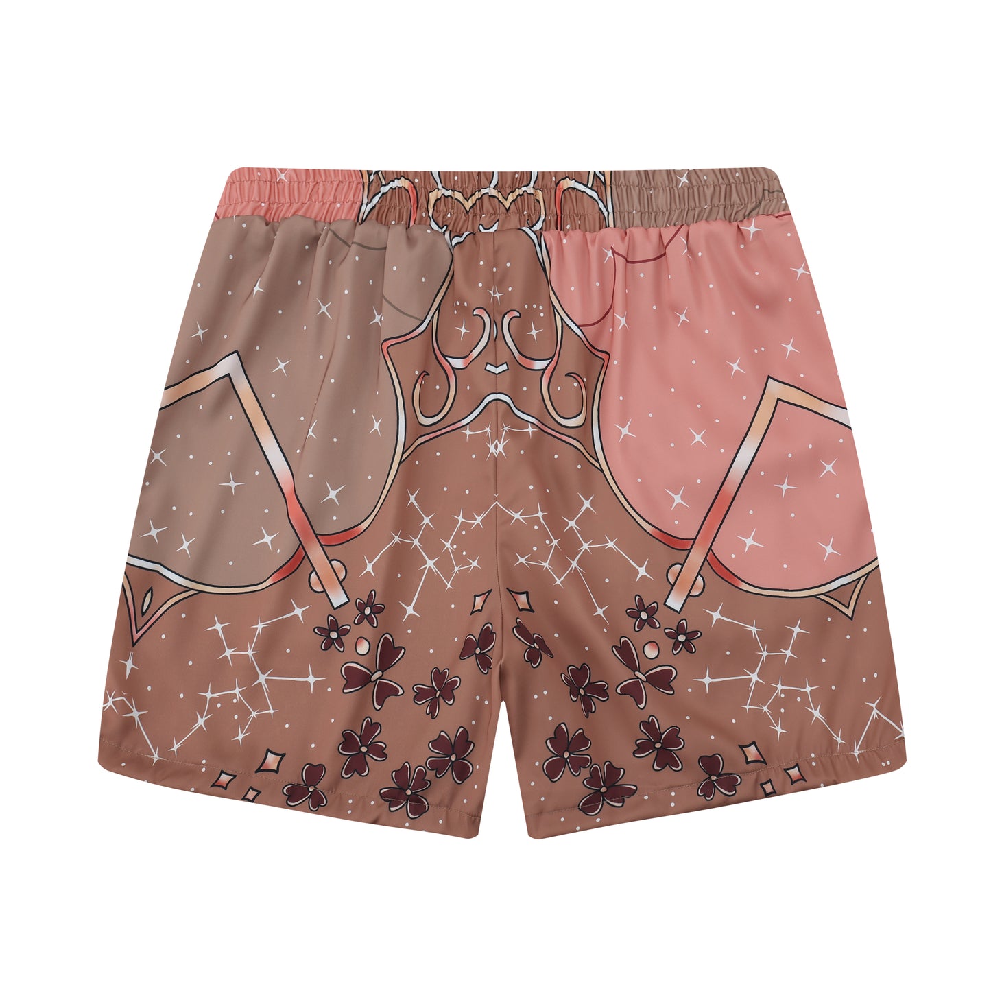 Men's Printed Elastic Waistband Summer Casual Shorts