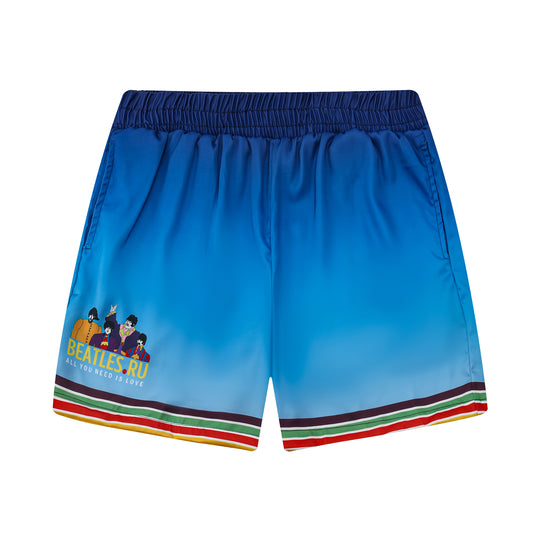 The Beatles Elastic Waistband Summer Casual Shorts