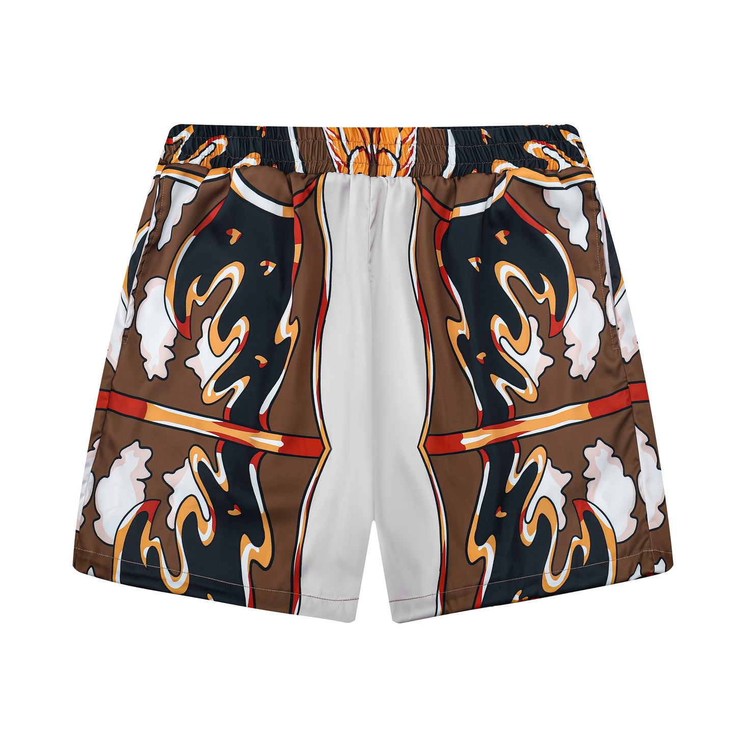 Men's Printed Elastic Waistband Summer Casual Shorts