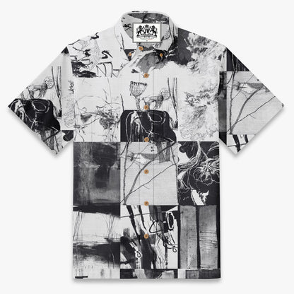 Abstract Ink Canvas Shirt