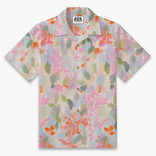 Pastel Bloom Resort Camp Shirt