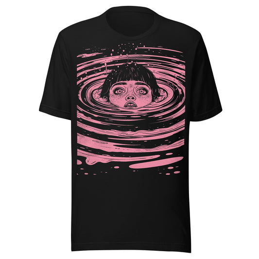 Drowning Girl Anime Shirt