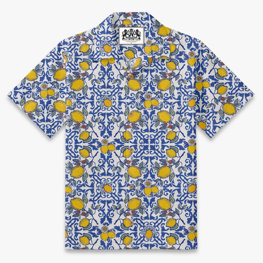 Amalfi Lemon Grove Camp Shirt
