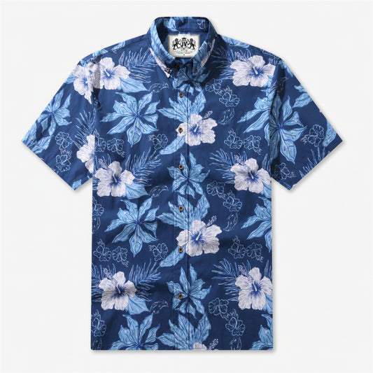 Midnight Hibiscus Shirt