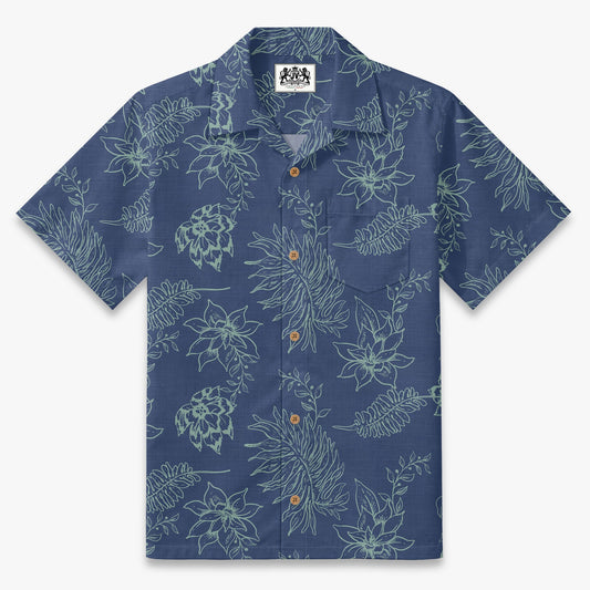 Vintage Vine Aloha Camp Shirt