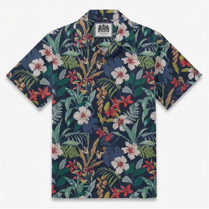 Midnight Garden Breeze Camp Shirt