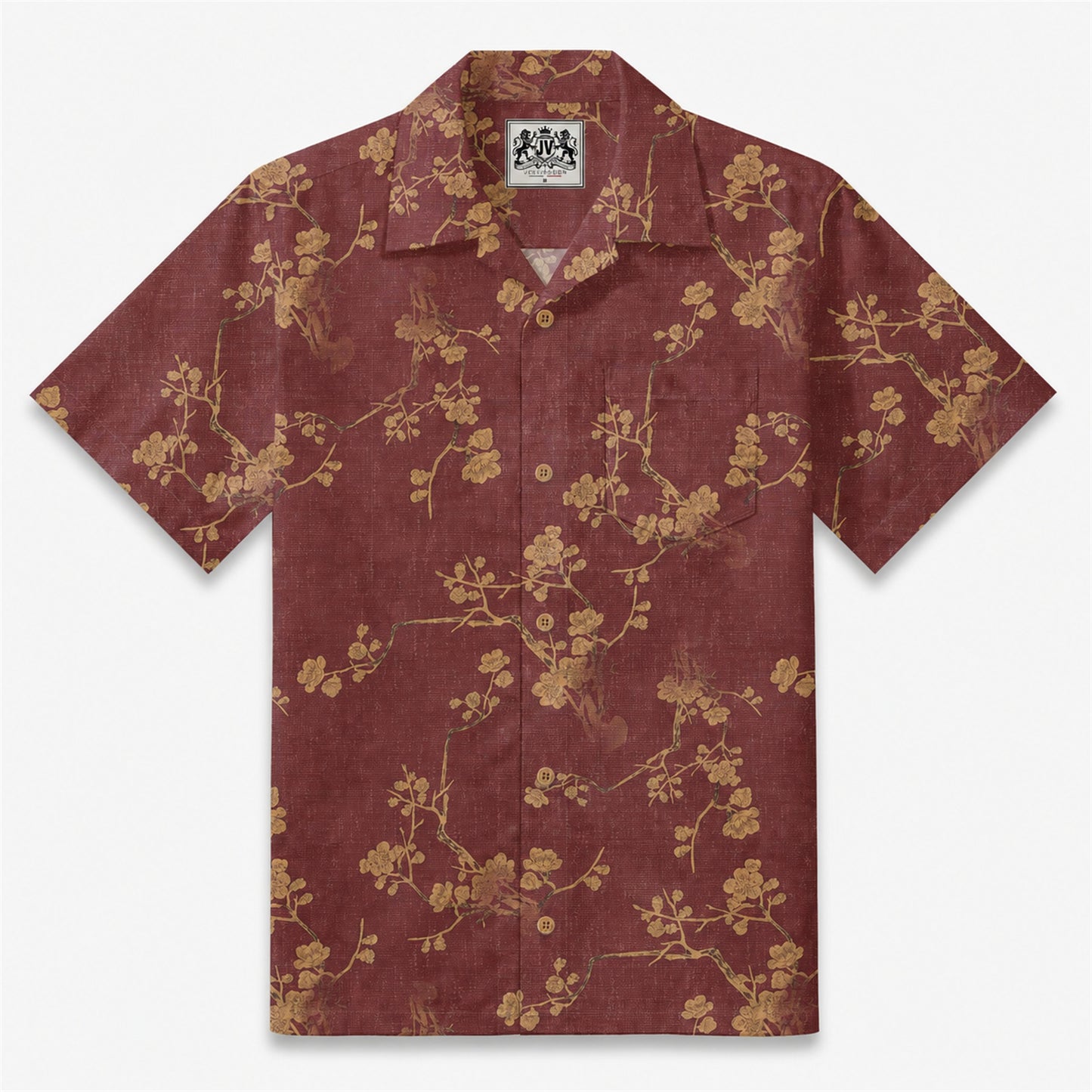Vintage Edo Sakura Camp Shirt