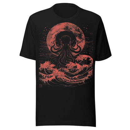Cthulhu Red Moon T Shirt