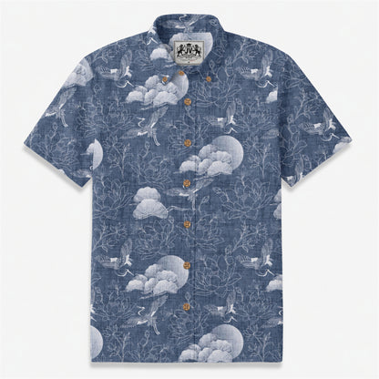 Ethereal Crane & Bloom