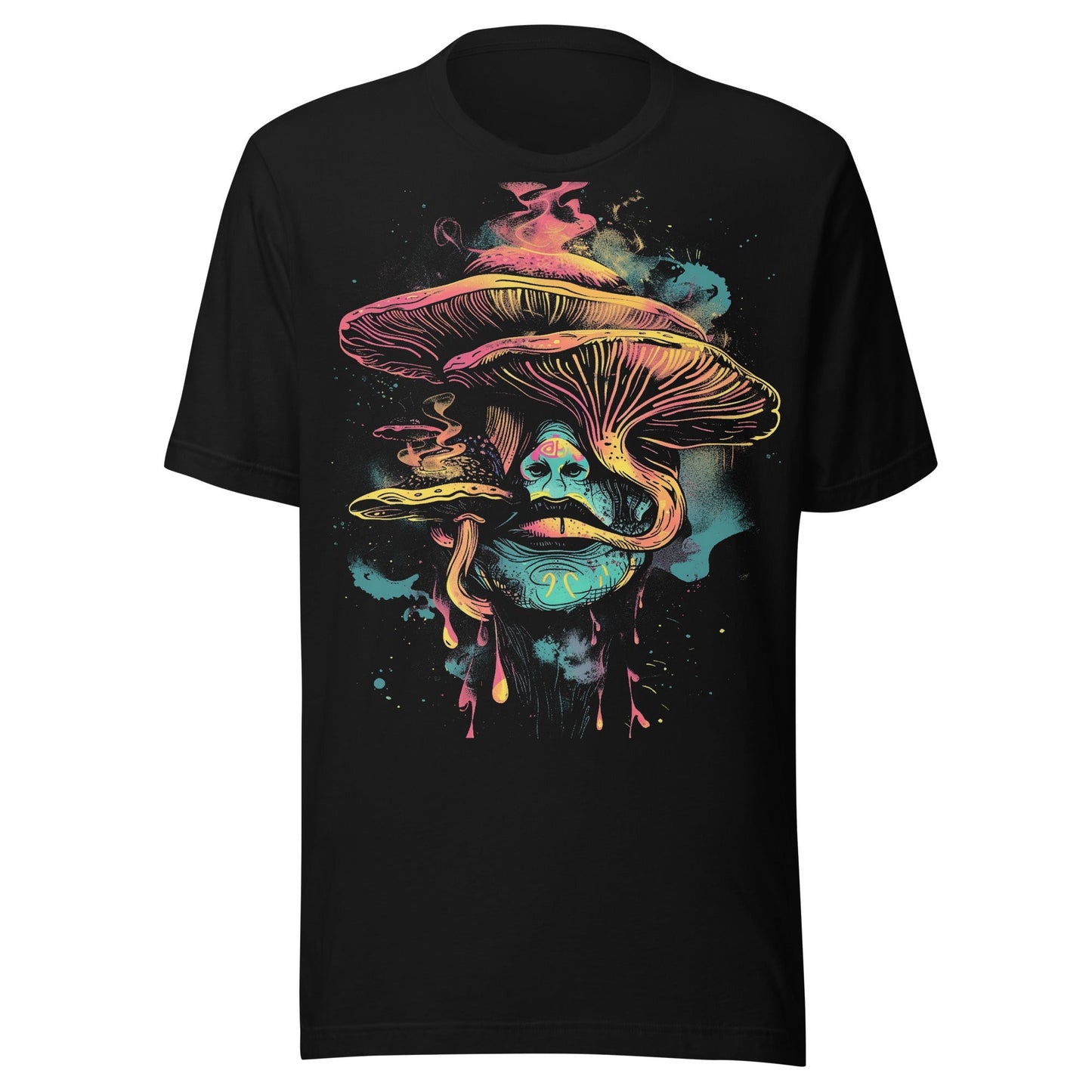 Trippy Mushroom Head T-Shirt