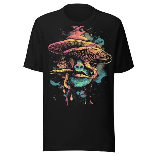 Trippy Mushroom Head T-Shirt