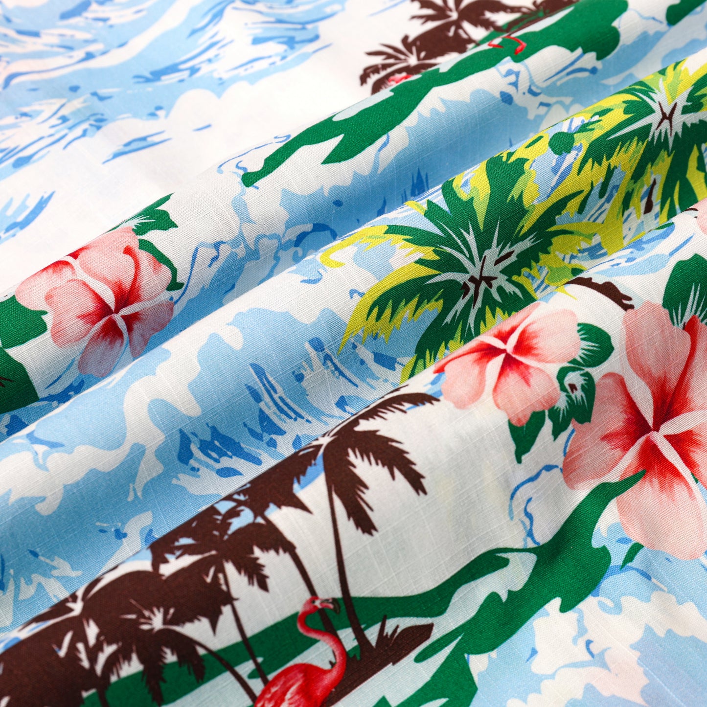 Beach Palm Tree Pattern Short Sleeve Shirt