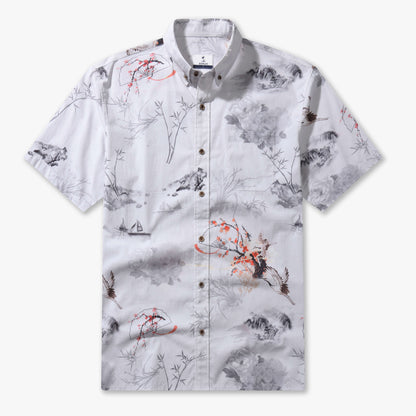 Oriental Poetic Landscape Shirt