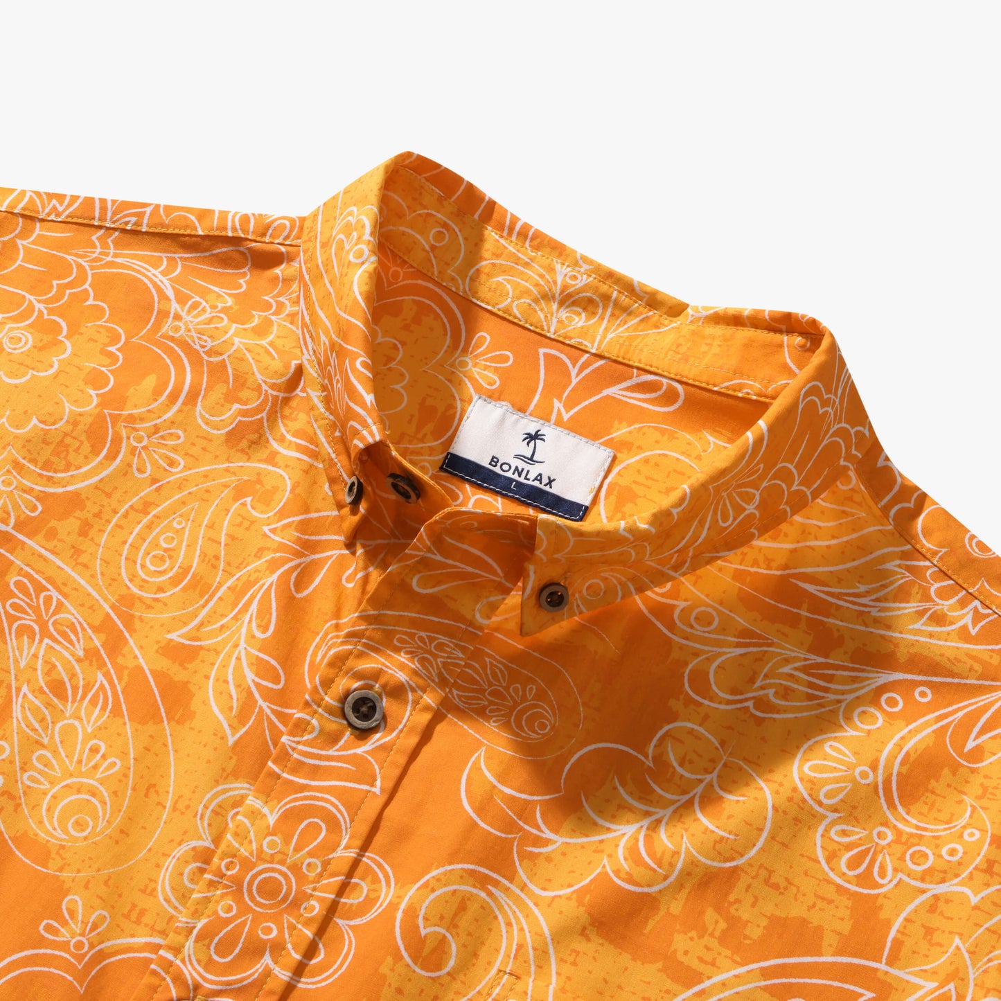 Cocoa Paisley Vintage Short-Sleeve