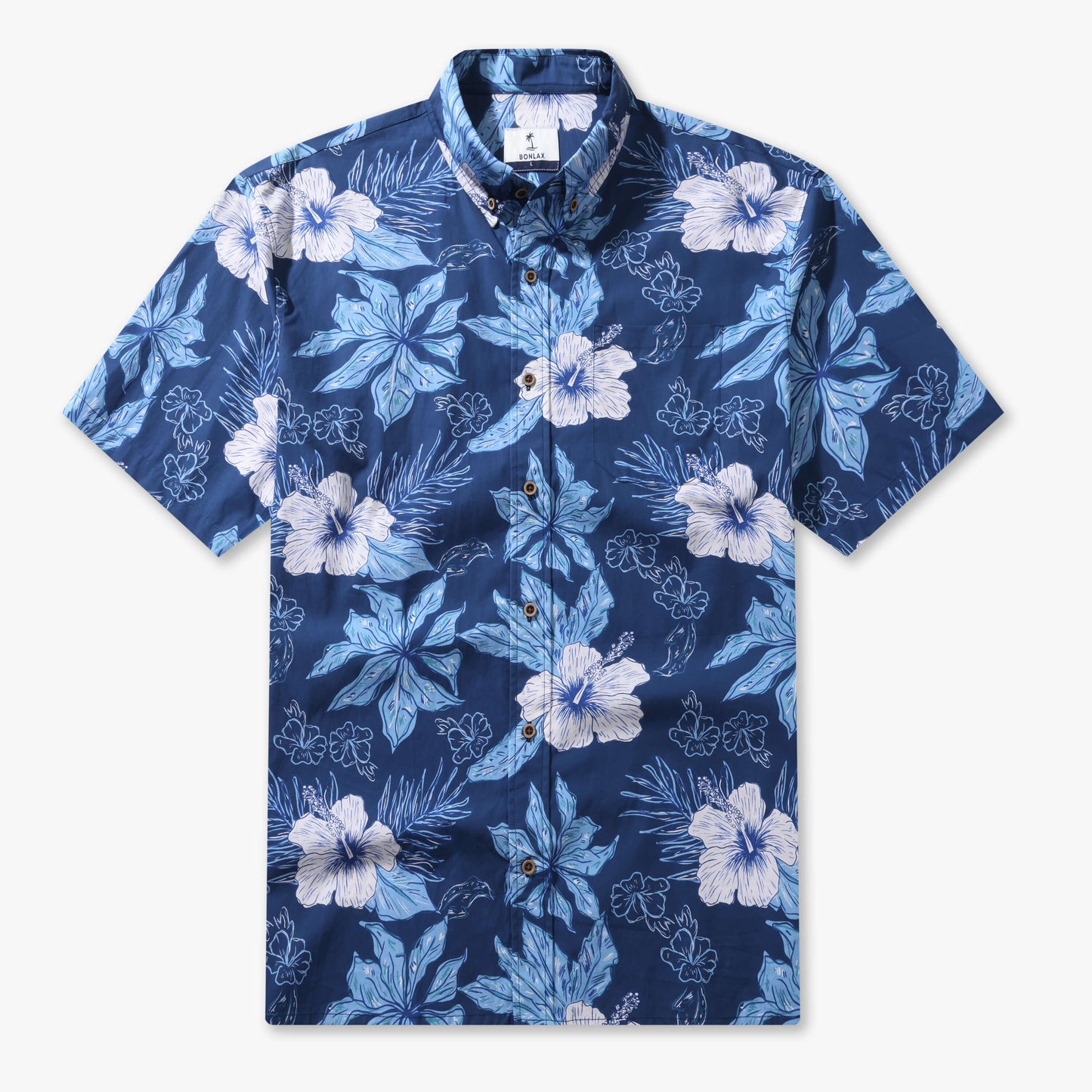 Midnight Hibiscus Shirt