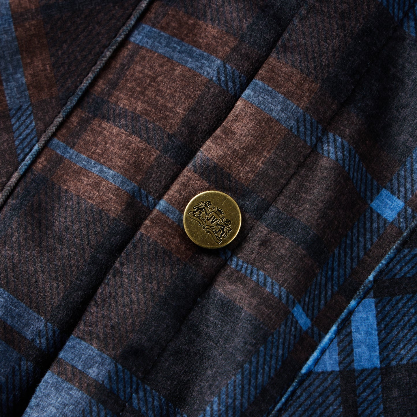 Western Flannel Plaid Button Lumber Jacket