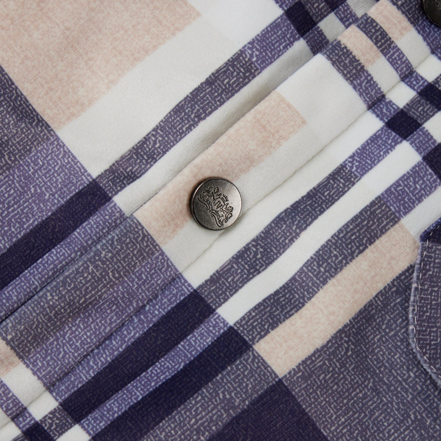 Flannel Plaid Button Shirt Jacket