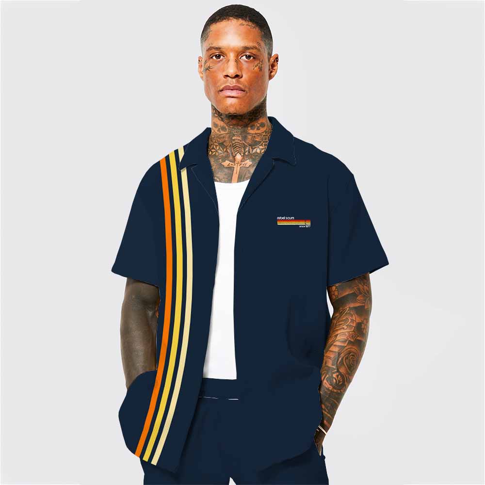 Rebel Scum 1977 Camp Collar Short-Sleeved Shirt