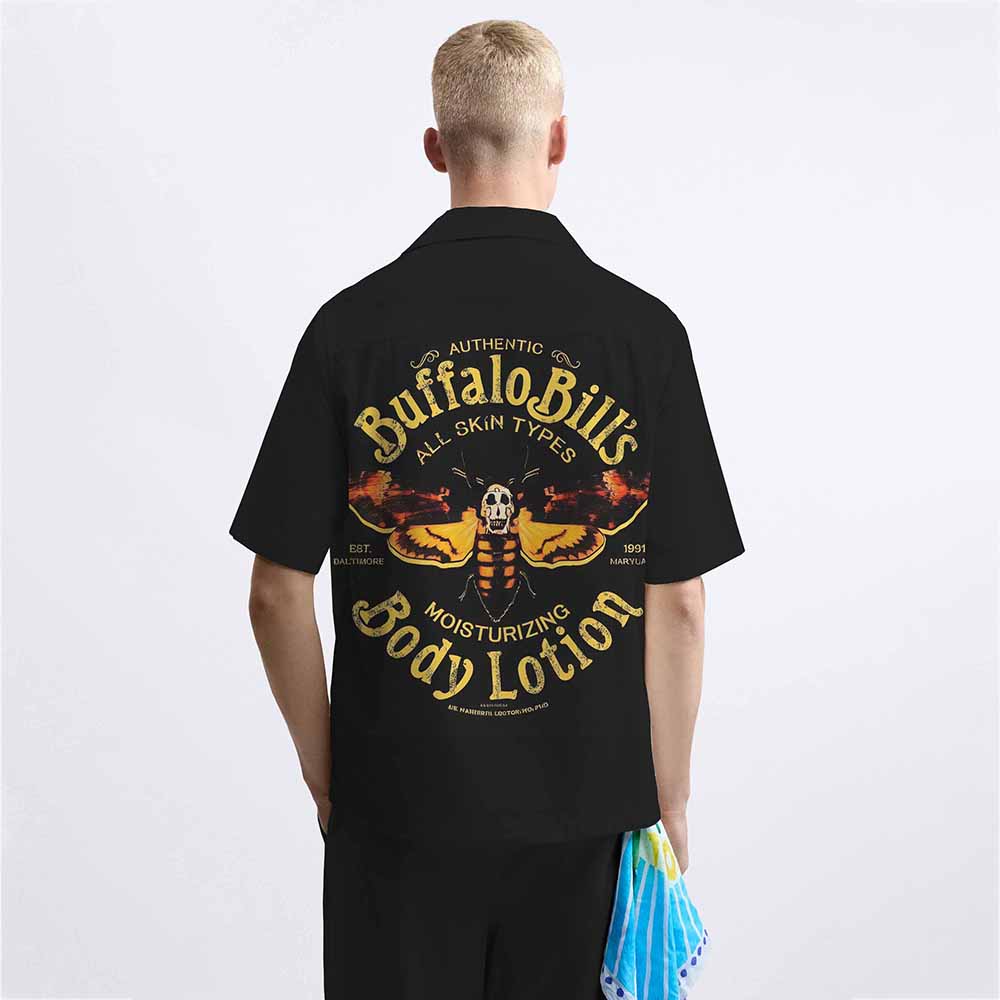 Buffalo Bill's Body Lotion Camp Collar Short-Sleeved Shirt