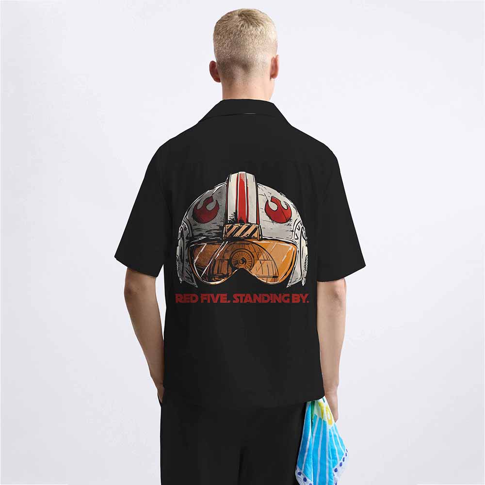 RED FIVE STANDINGBY Elastic Band Casual Shorts