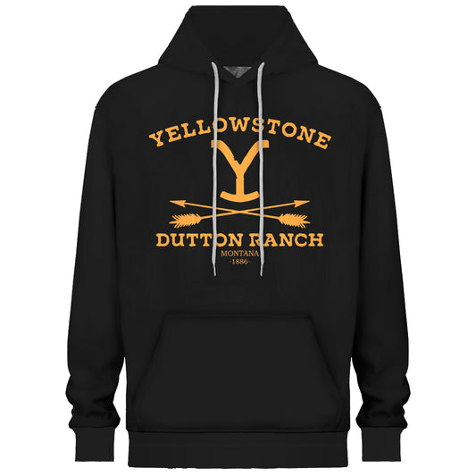 Yellowstone Print Hooded Sweatshirt Westworld