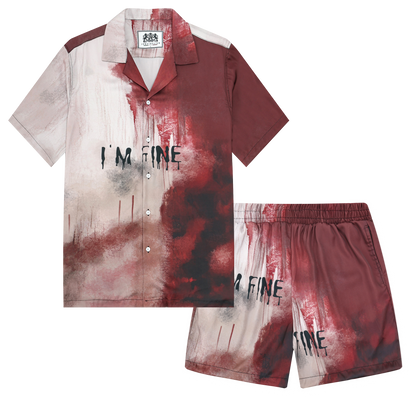 Im Fine Bloody Camp Collar Short Sleeve Shirt