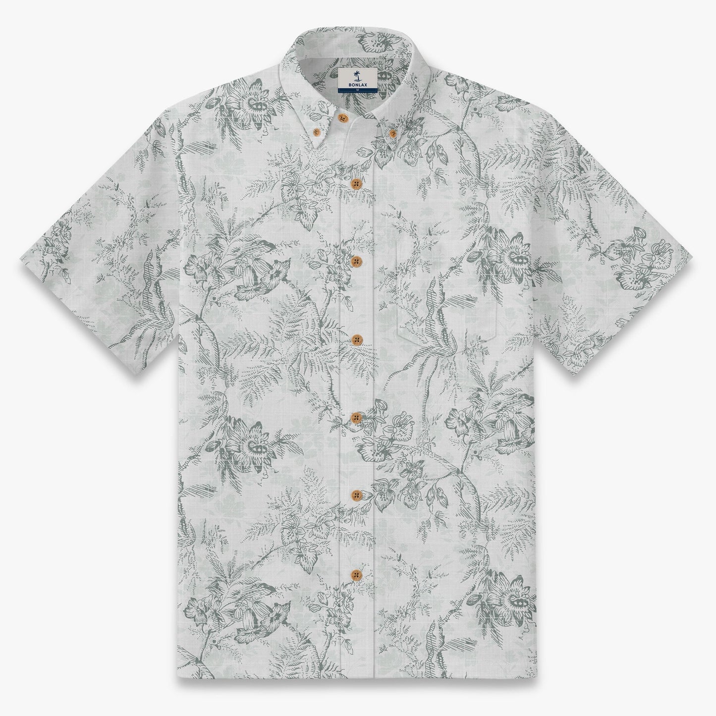 Monochromatic Botanical Toile