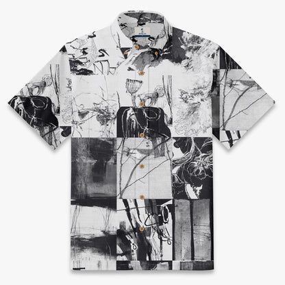 Abstract Ink Canvas Shirt