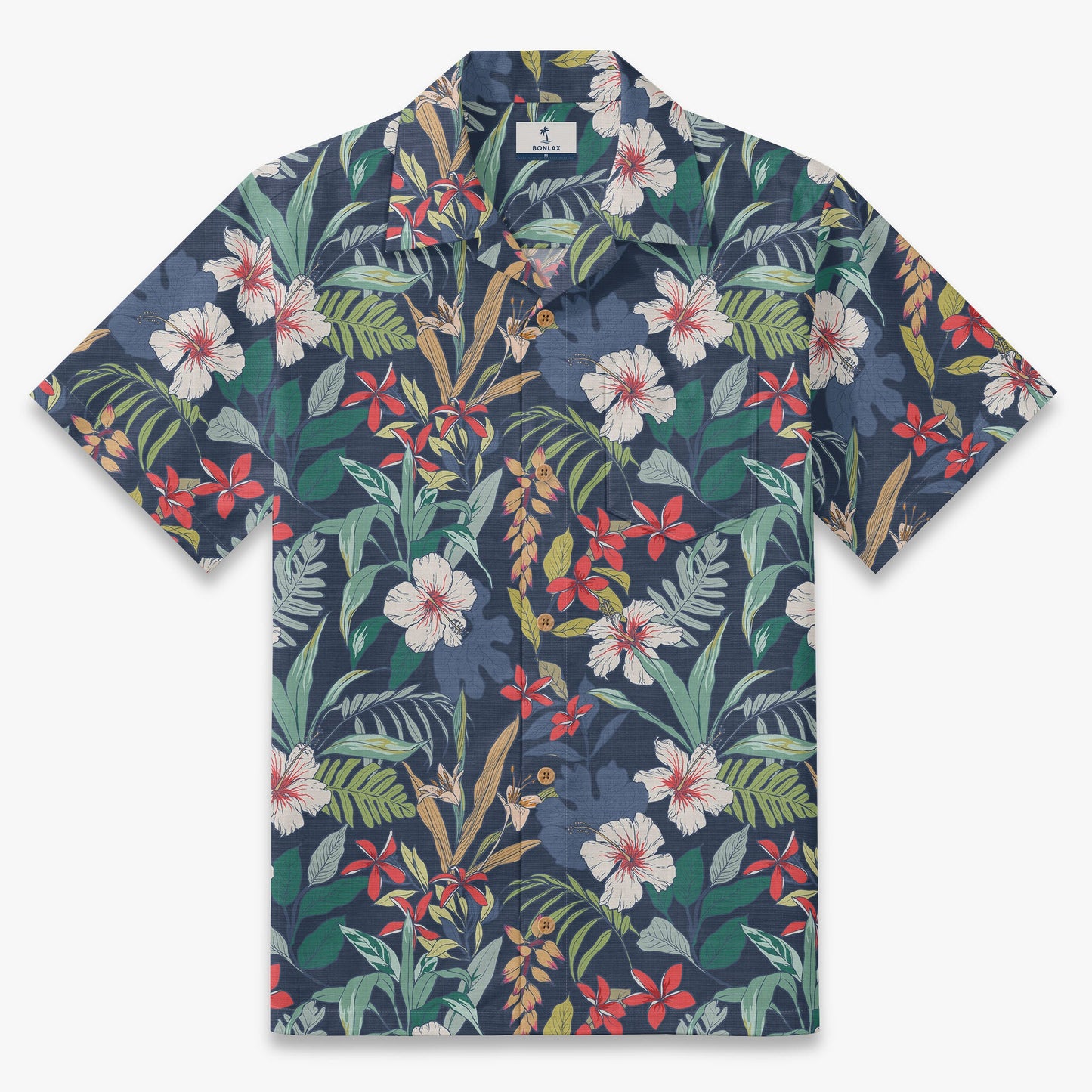 Midnight Garden Breeze Camp Shirt