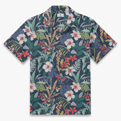 Midnight Garden Breeze Camp Shirt