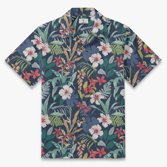 Midnight Garden Breeze Camp Shirt