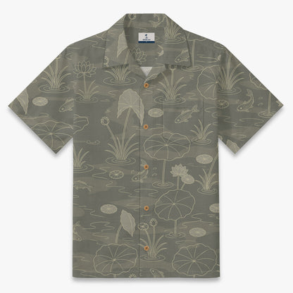 Koi Lotus Reverie Camp Shirt